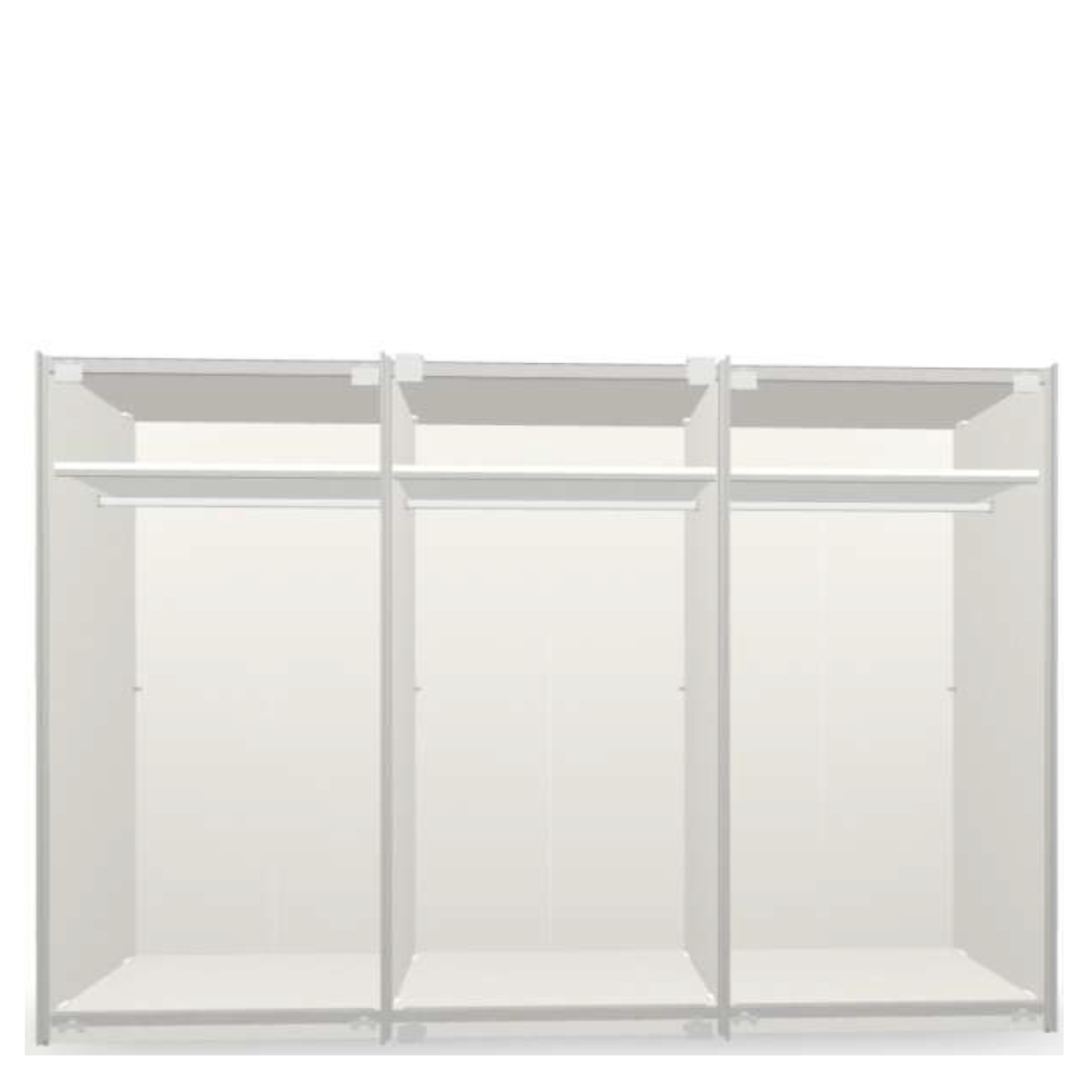 Schwebetürenschrank  3-trg. Slideline