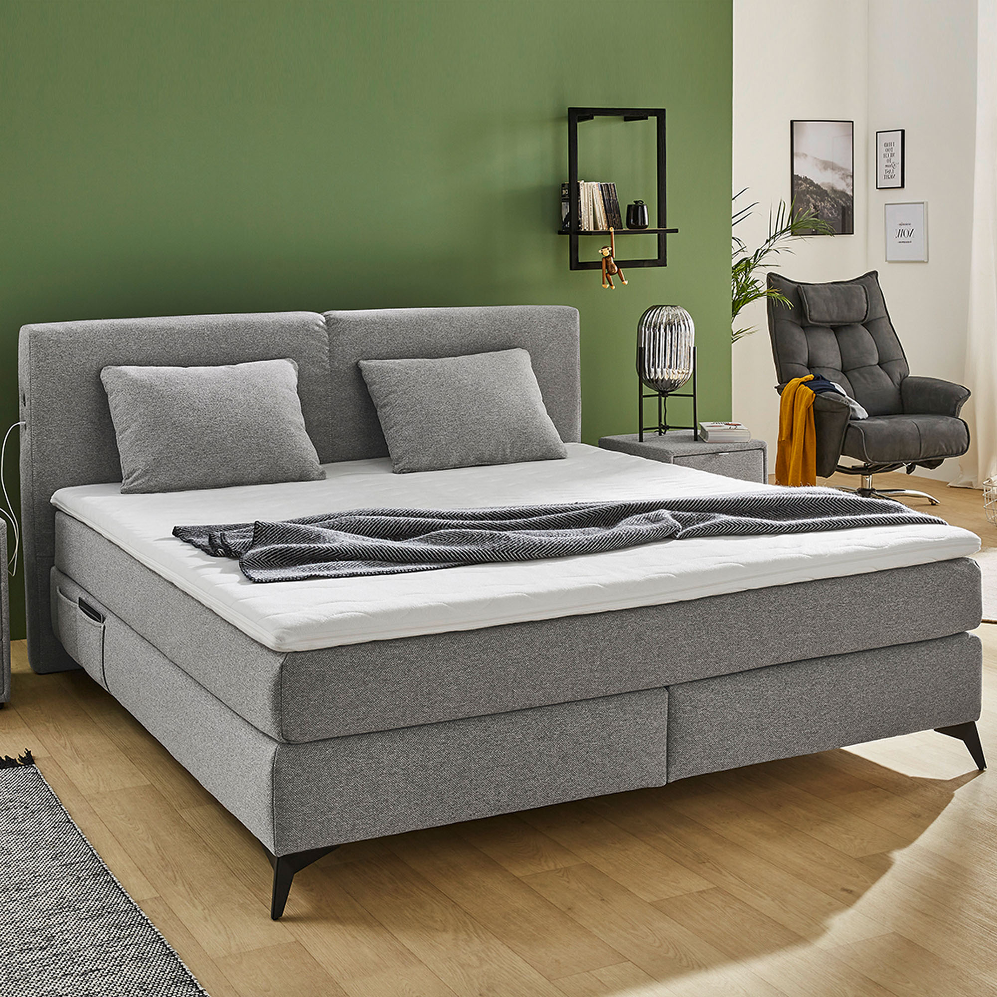 Boxspringbett 180x200cm Syros
