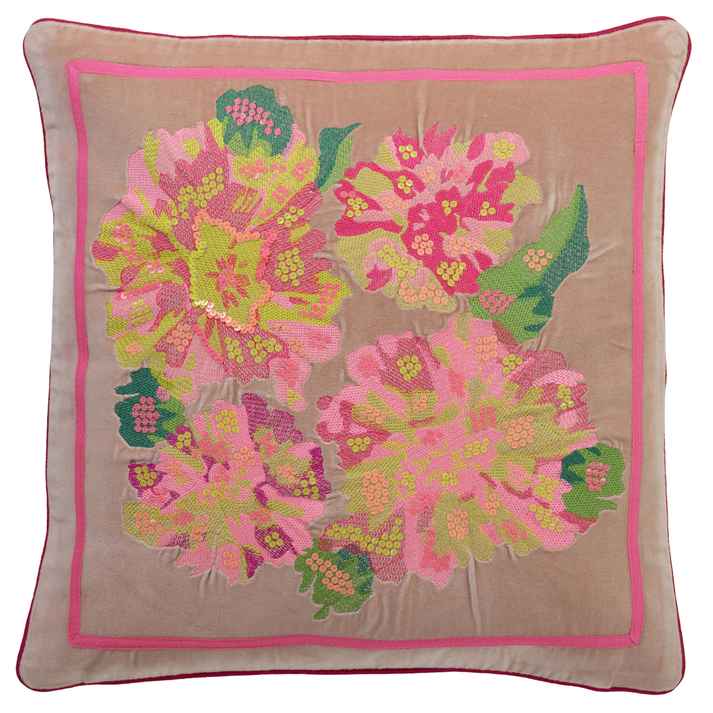 Kissenhülle ohne Inlett Four Flowers