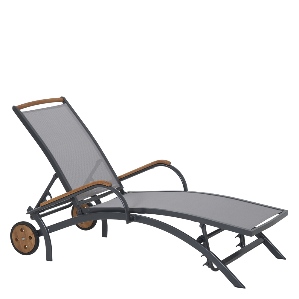 Lounger mit Rollen (stapelbar) Sundance