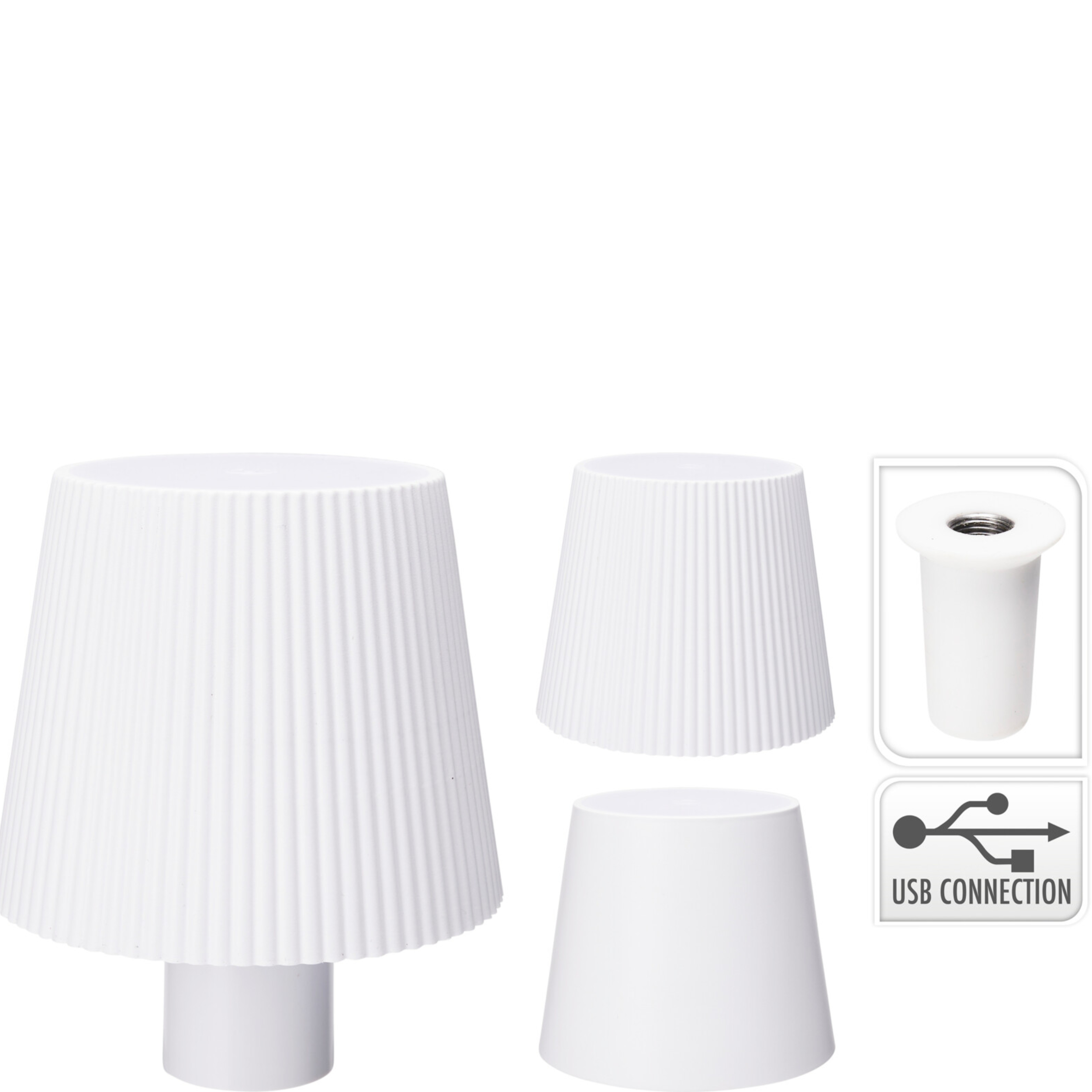 LED-Flaschen-Aufsatzleuchte Talia
