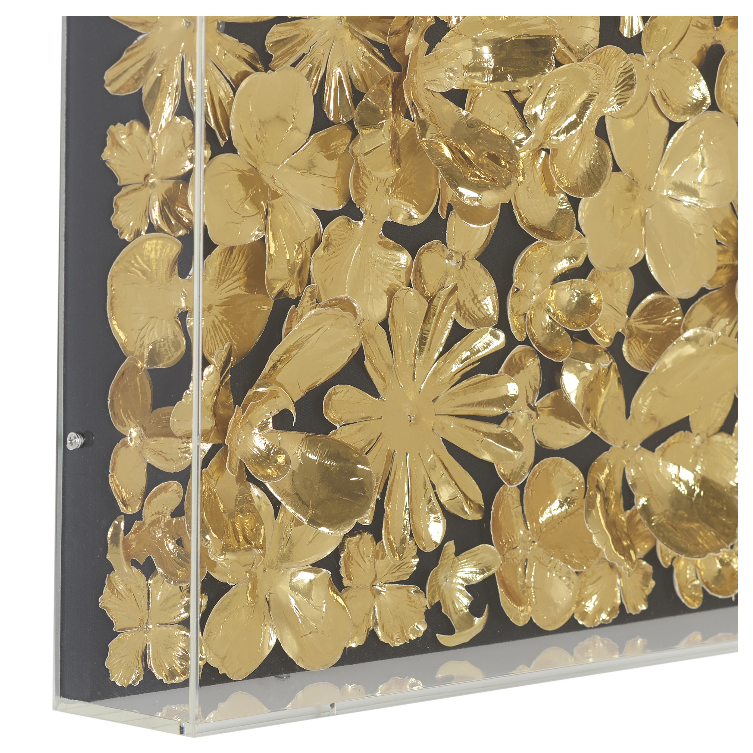 Collage Golden Flowers I