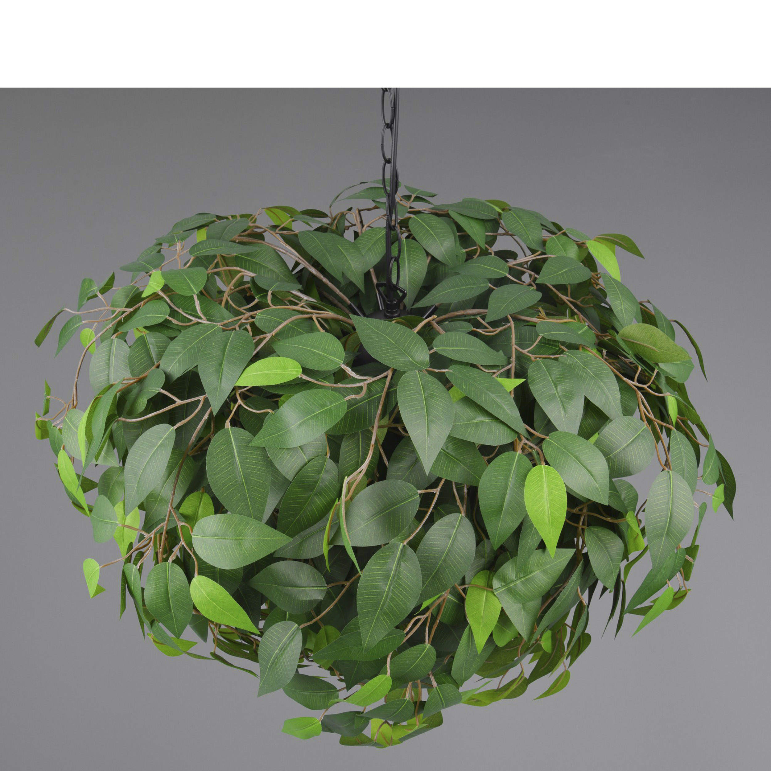 Hängeleuchte  4-flg. Green Leaves
