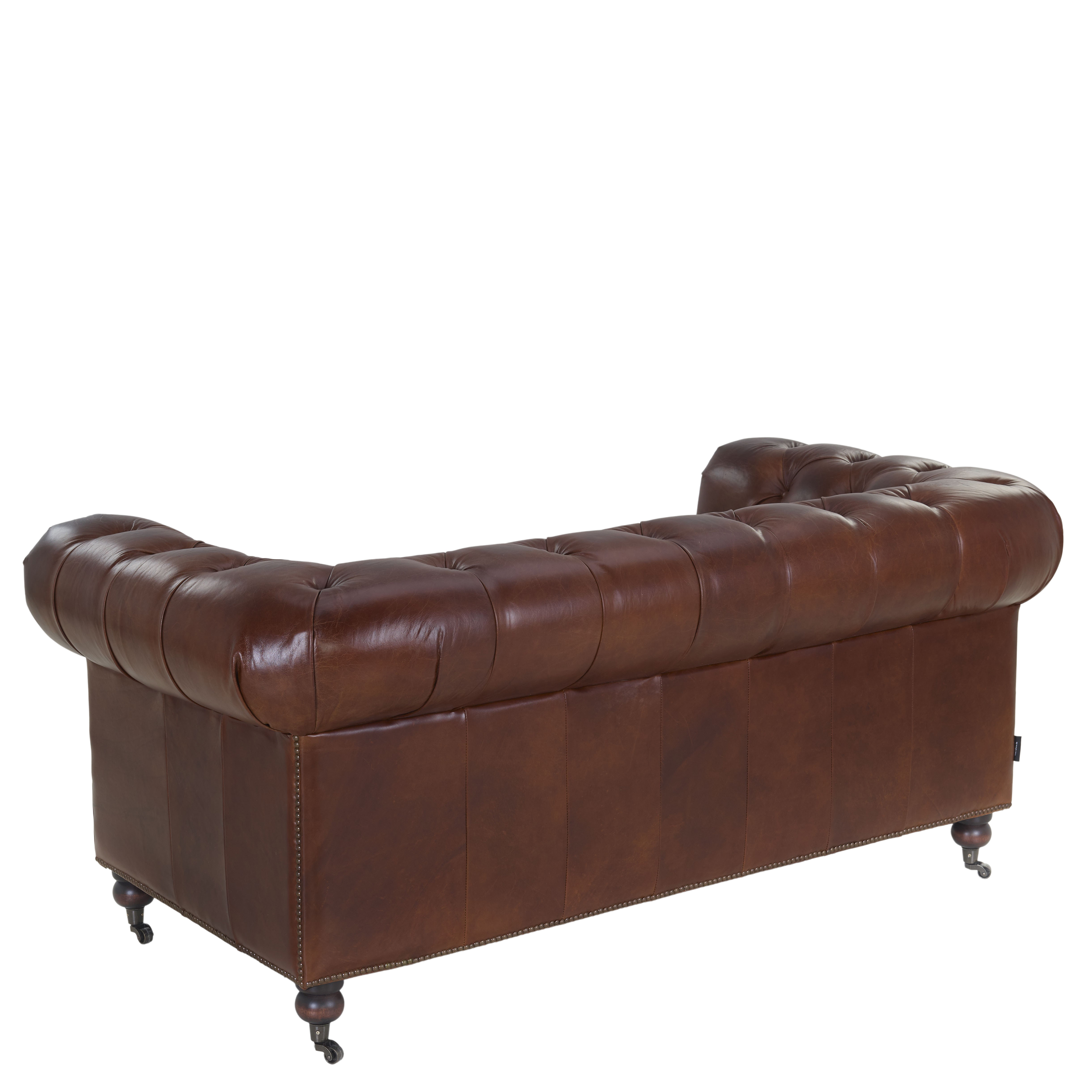 Sofa 2-sitzig (m. Rollenfüßen) Old Chesterfield