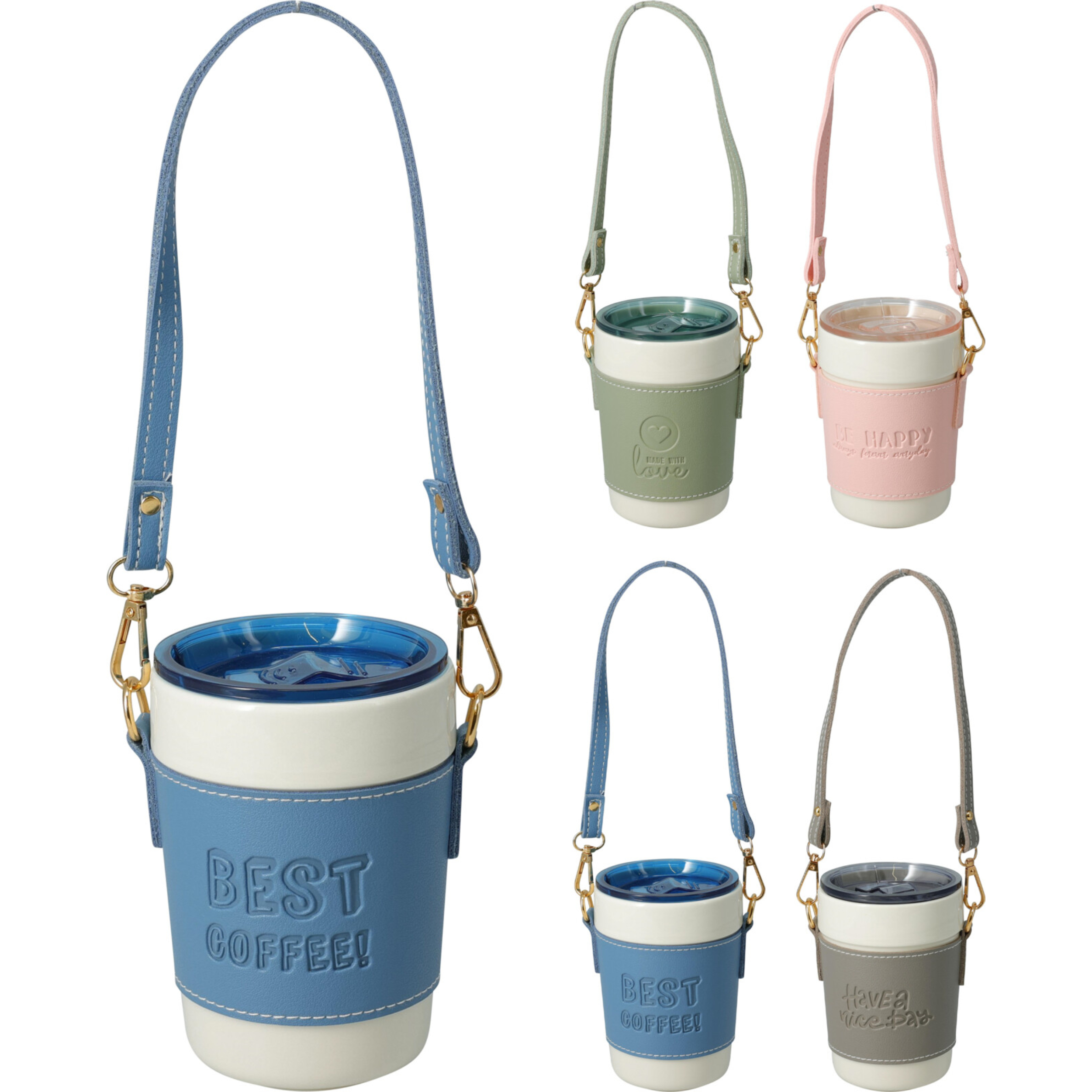 Trinkbecher mit Gurt  420 ml Carry