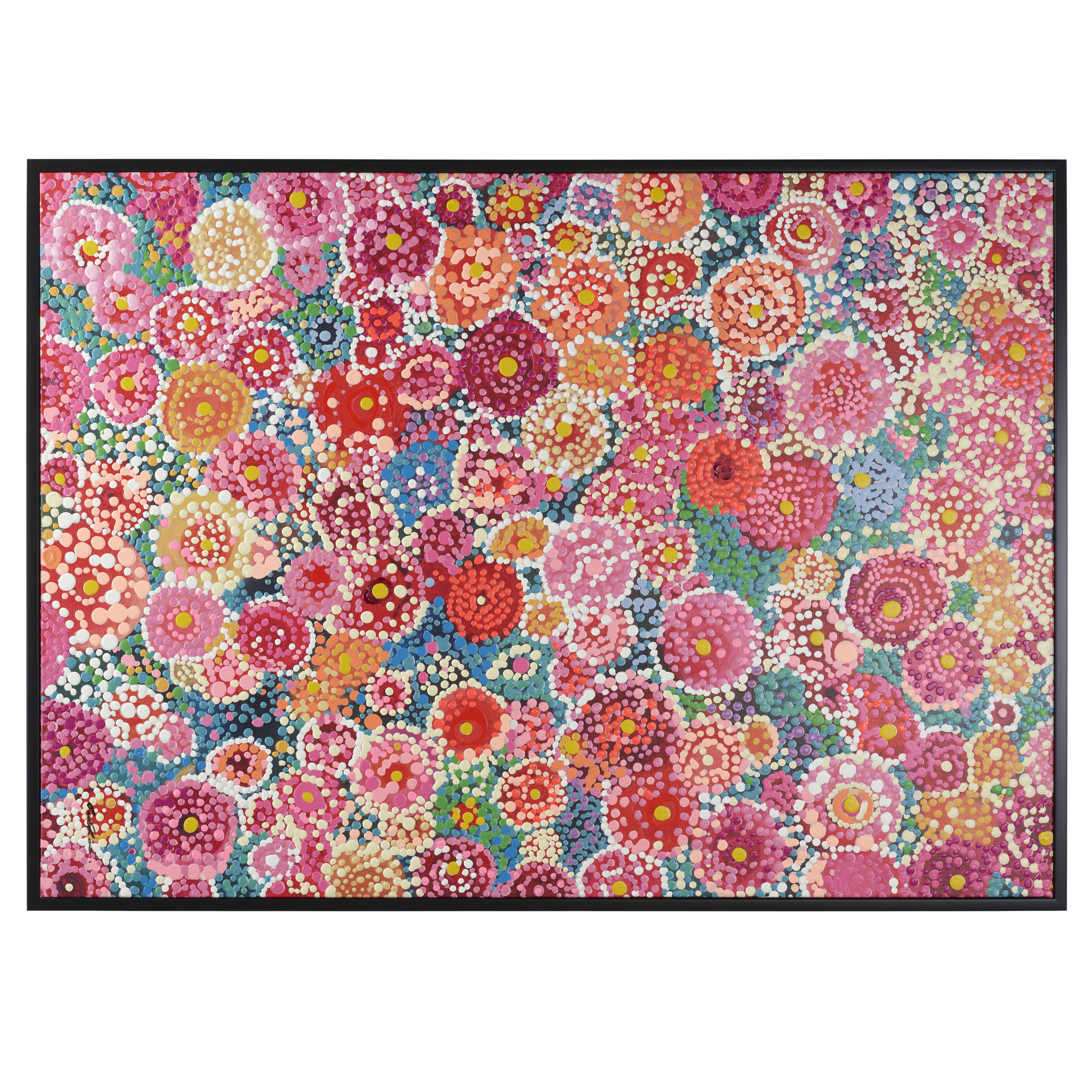 Bild handgemalt Blumenmeer