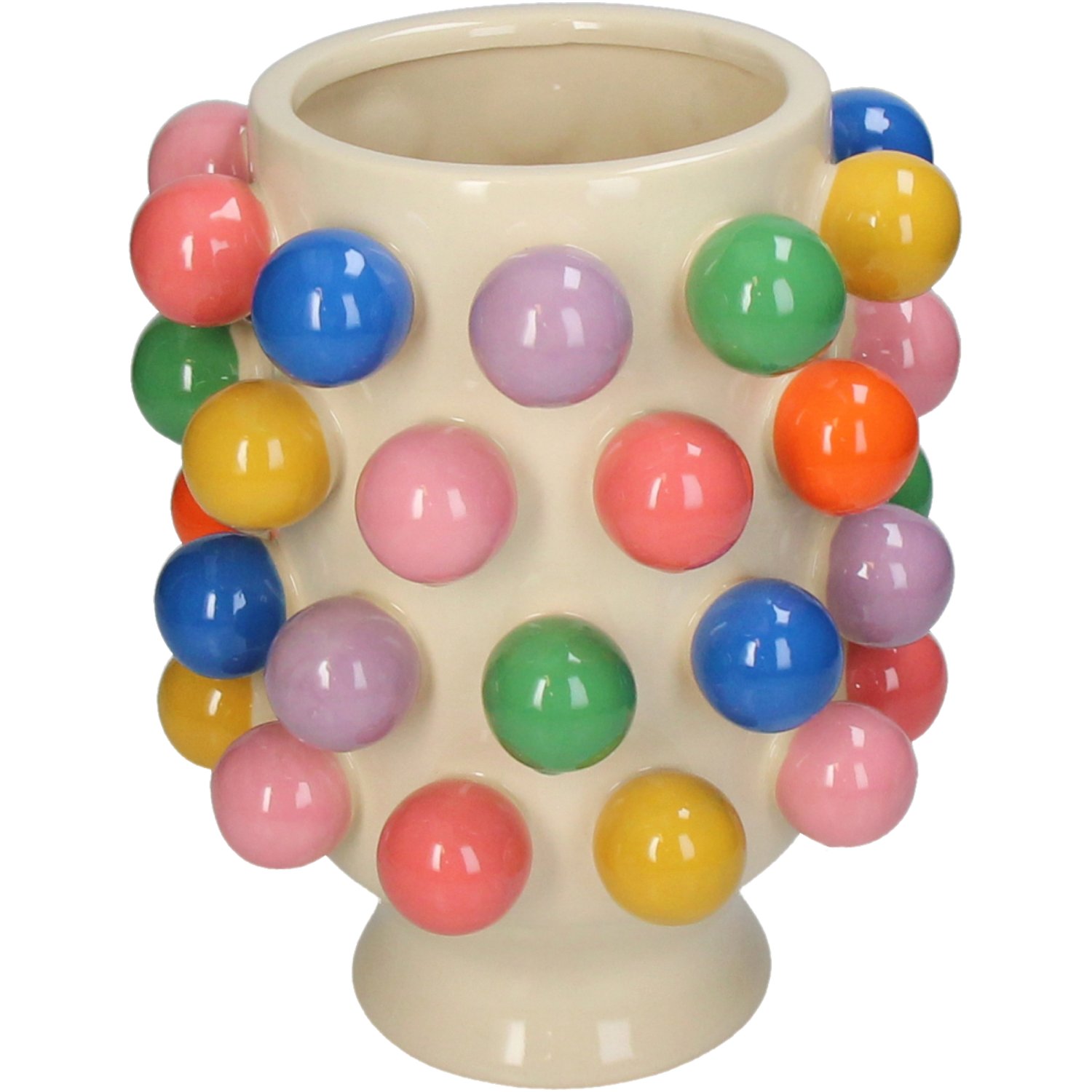 Deko-Pflanztopf auf Fuß Colored Balls