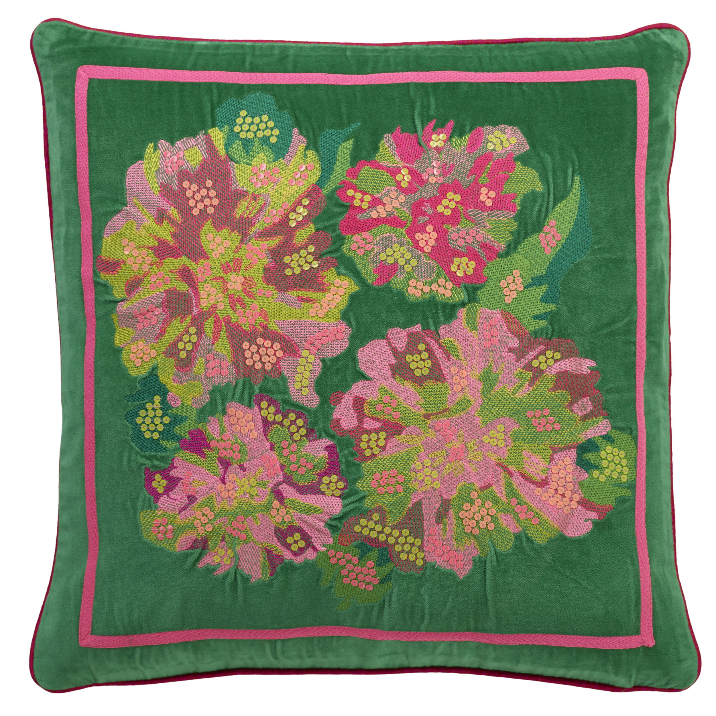 Kissenhülle ohne Inlett Four Flowers