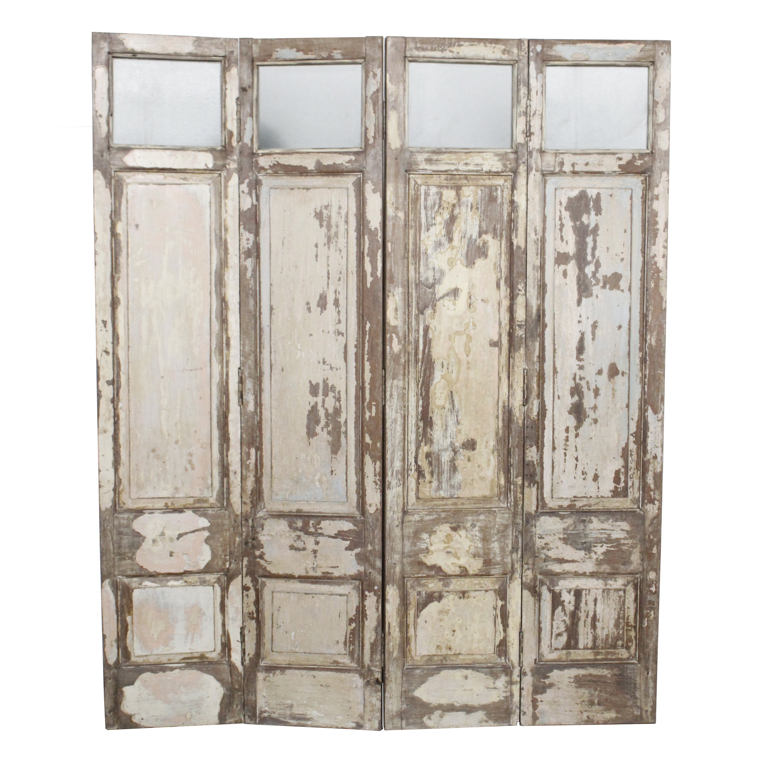 alter Paravent 4-teilig