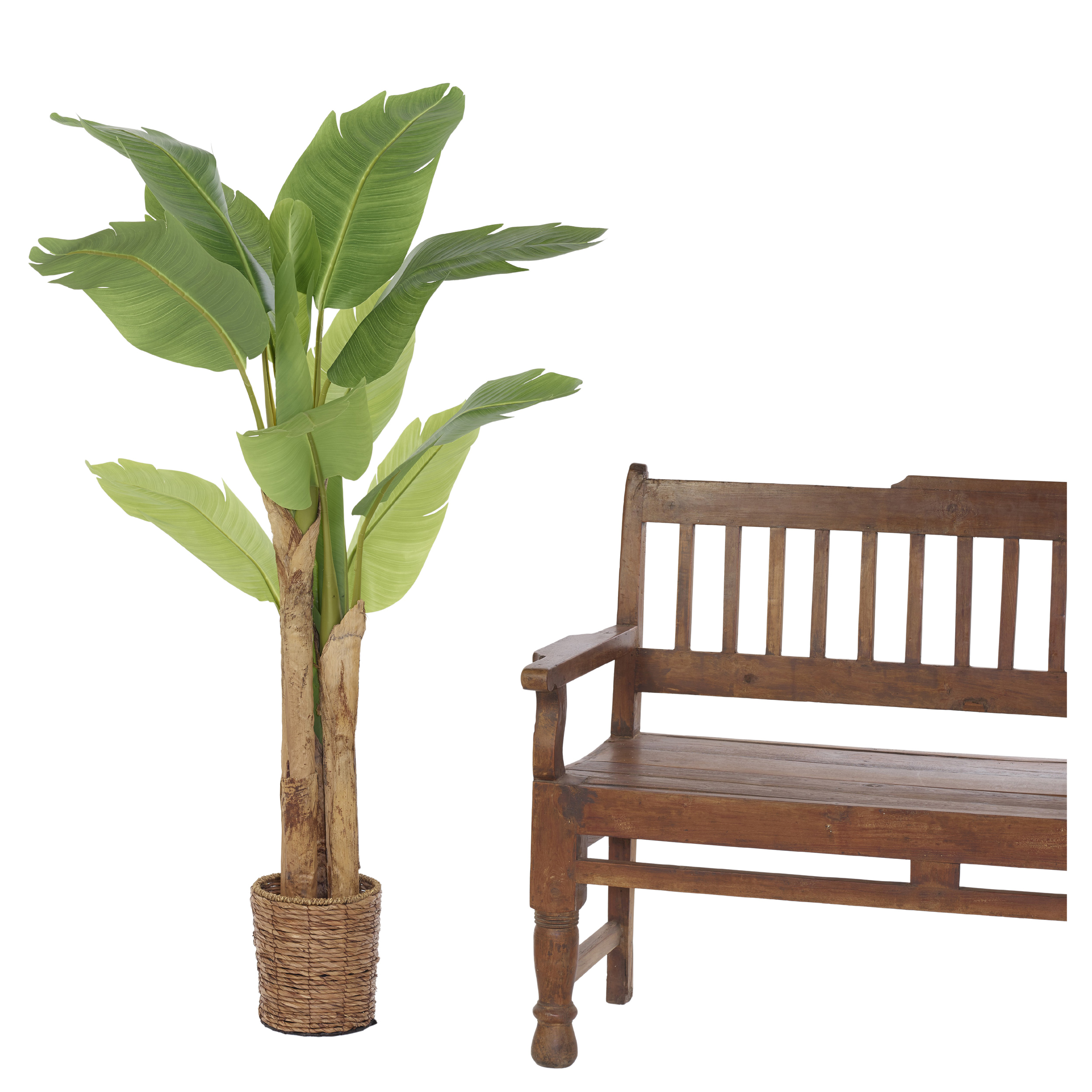 Kunstpflanze Bananenbaum