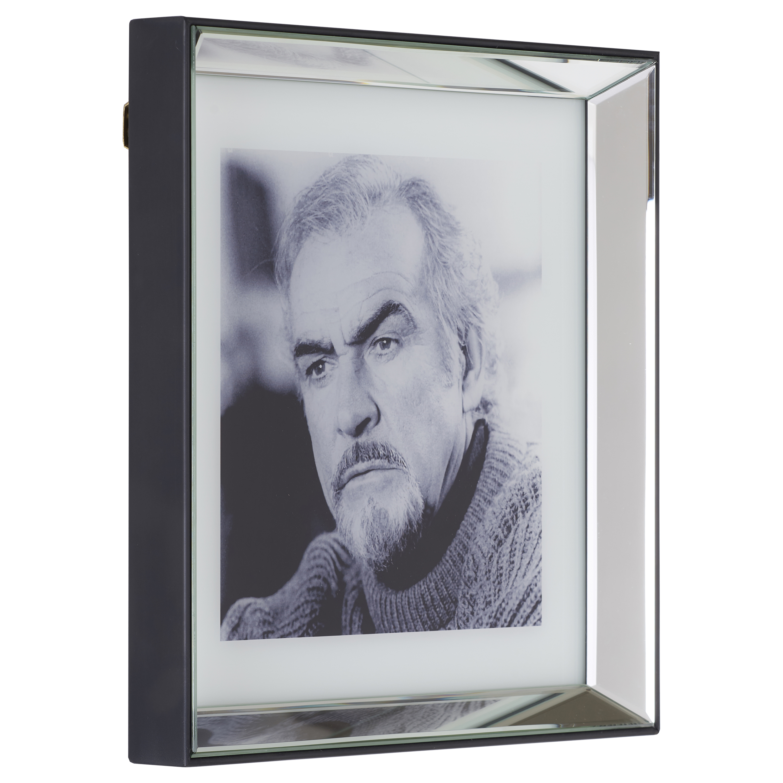 Glasbild mit Rahmen Sean Connery