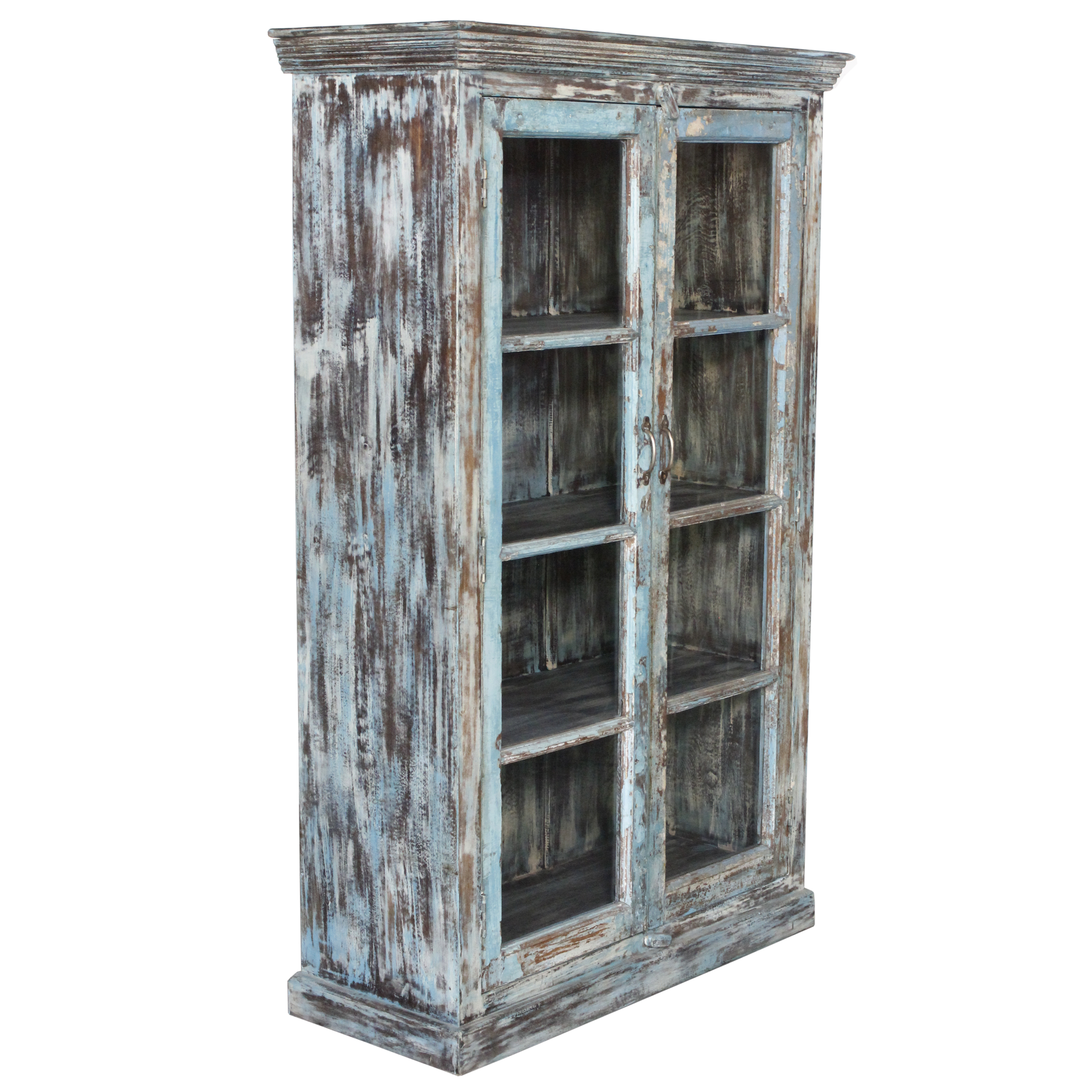 alter Vitrinenschrank