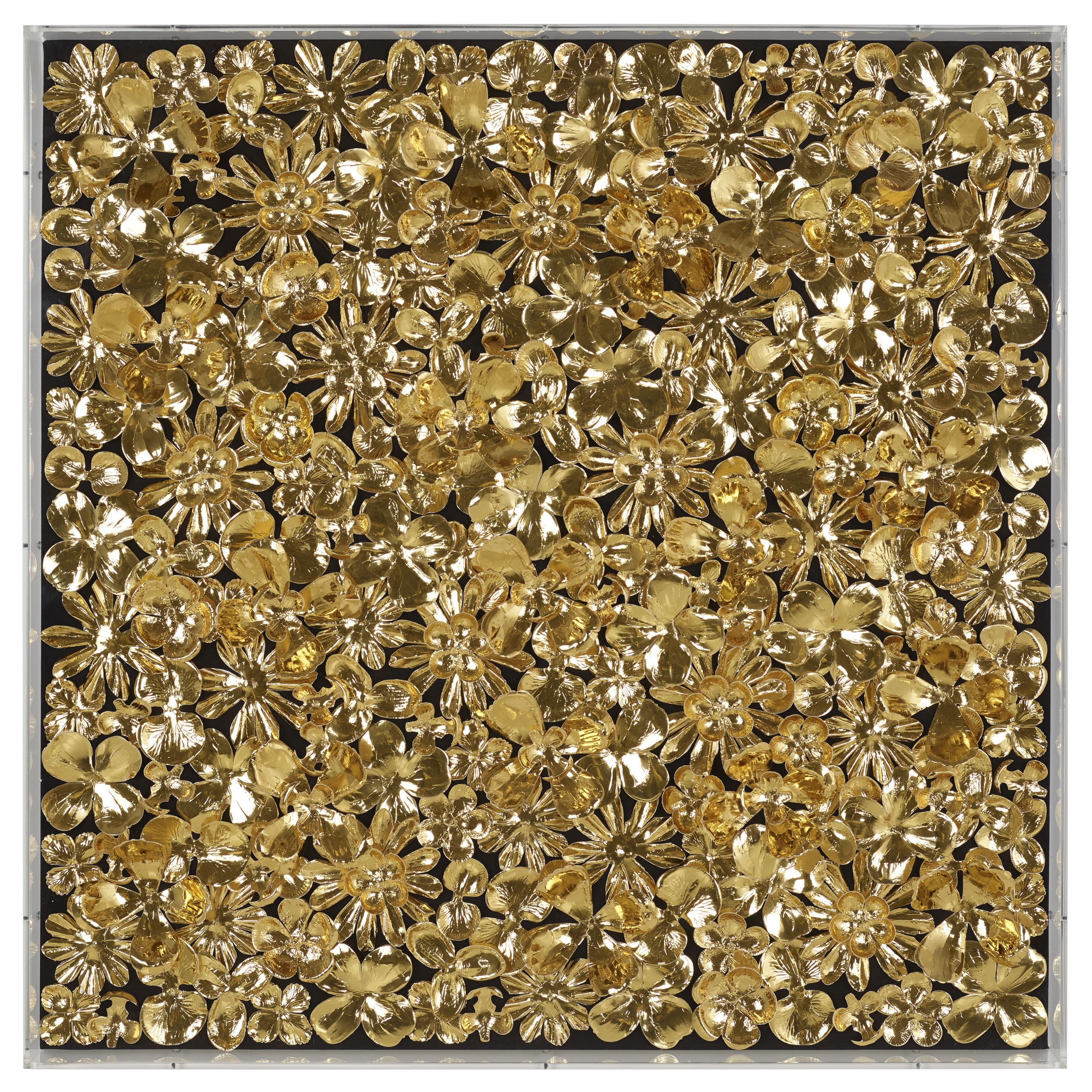Collage Golden Flowers II