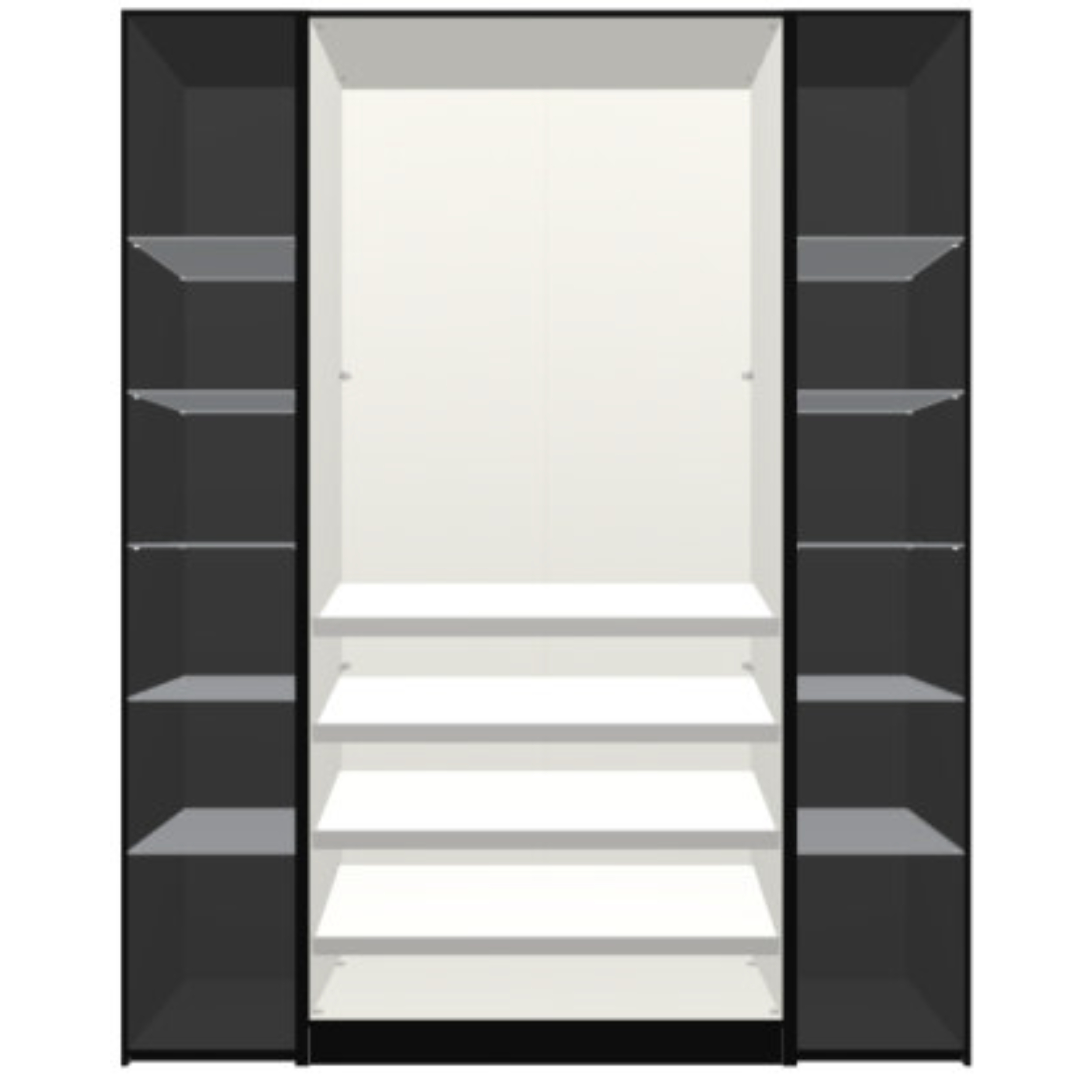 Garderobenschrank 2-trg. Longline