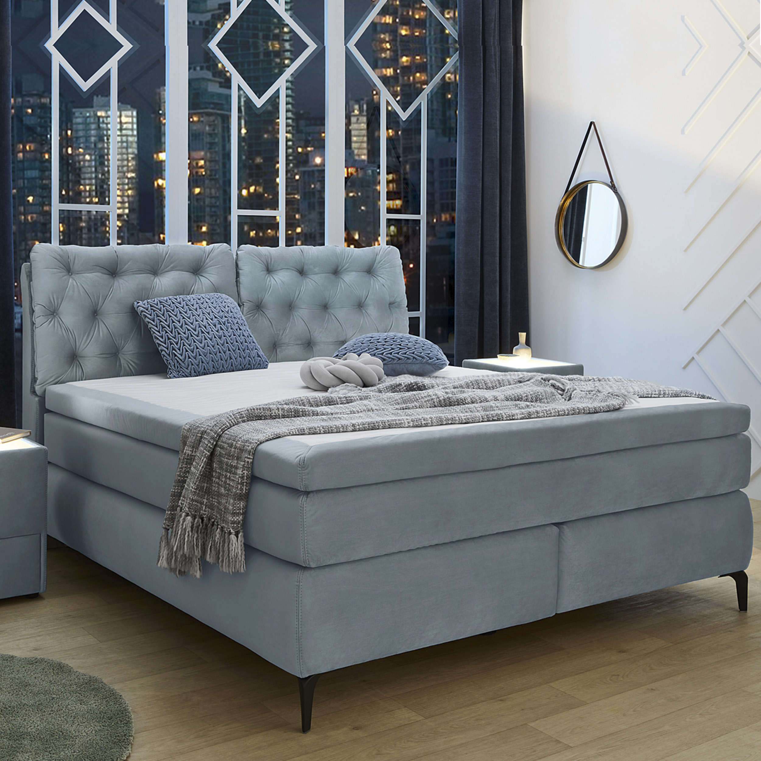 Boxspringbett 180x200cm Carnaby