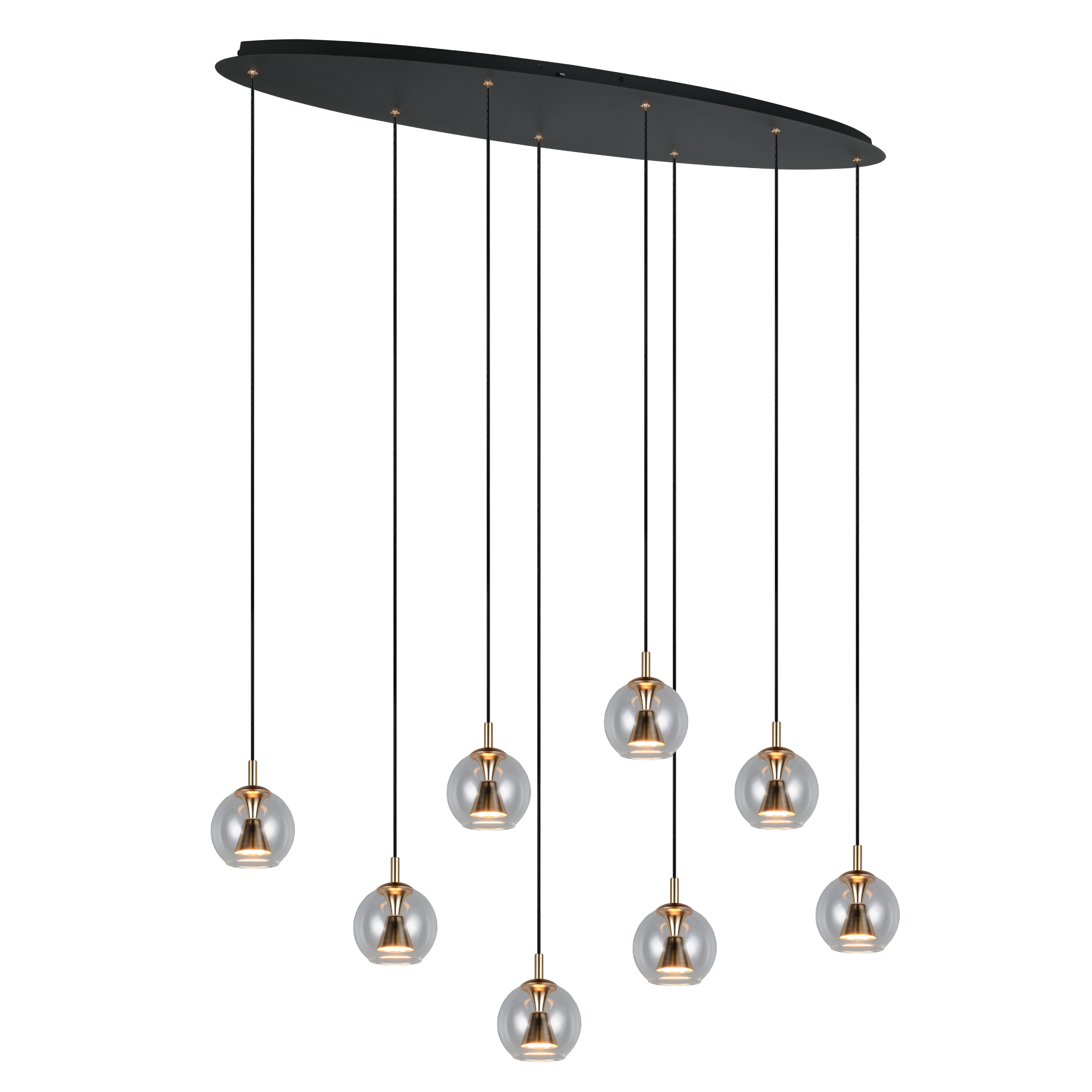 LED-Pendelleuchte  8-flg. Sole