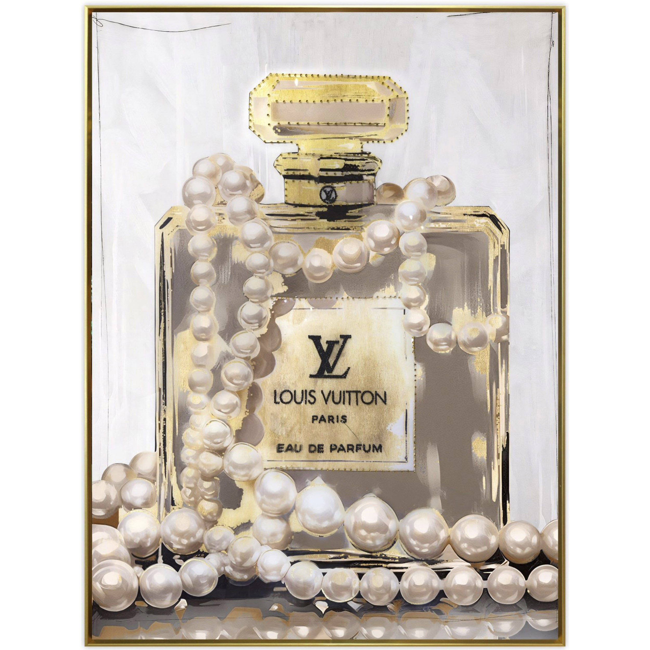 Wandbild Louis Vuitton Flacon