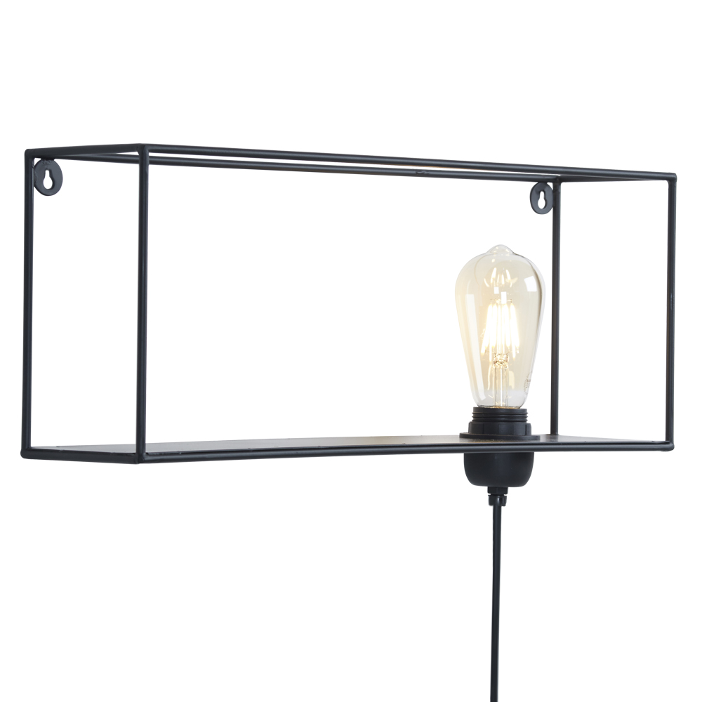 Wandregal mit 1 Fassung Holder