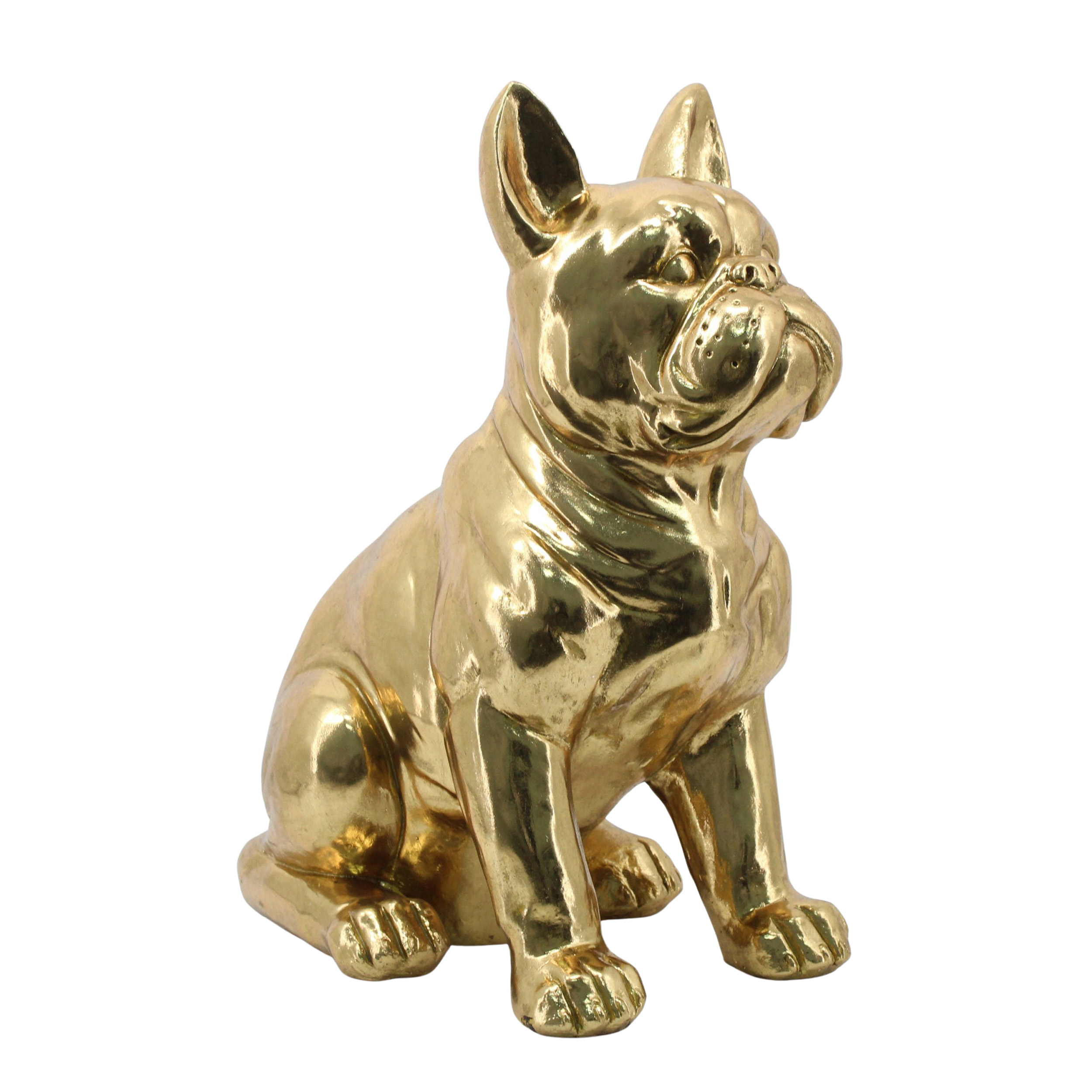 Dekofigur Bulldogge sitzend