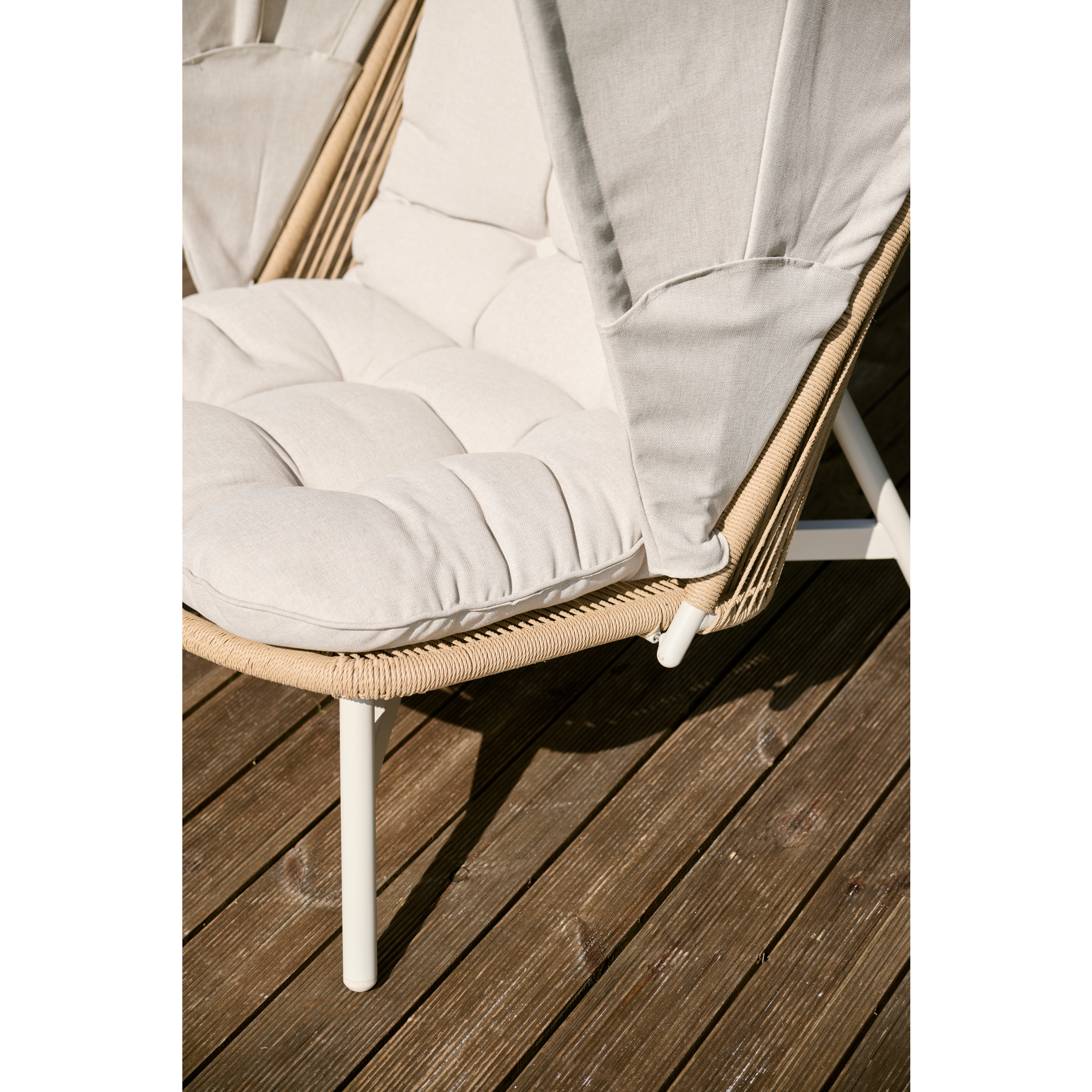 Relaxstuhl mit Sonnendach Wangerrooge