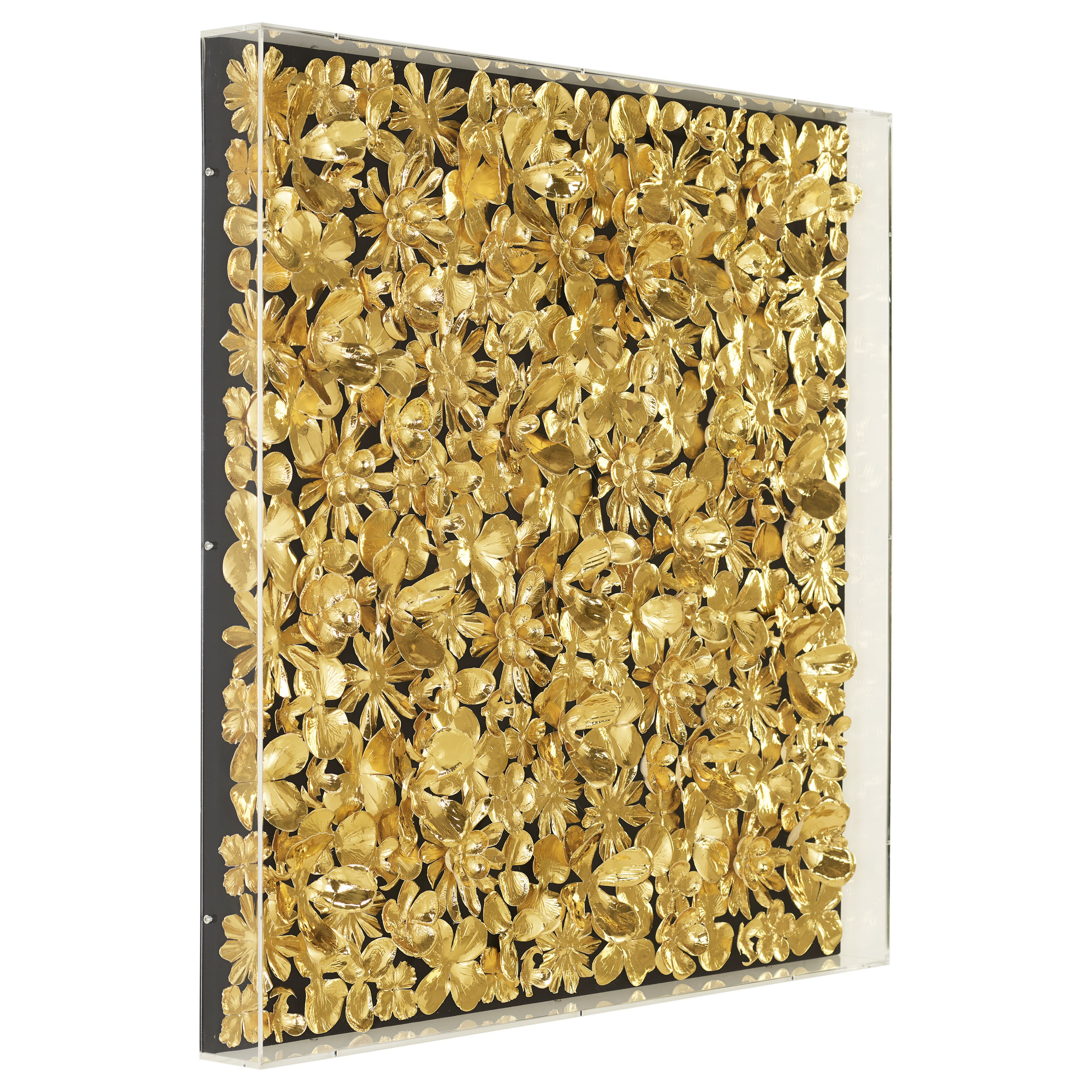 Collage Golden Flowers II