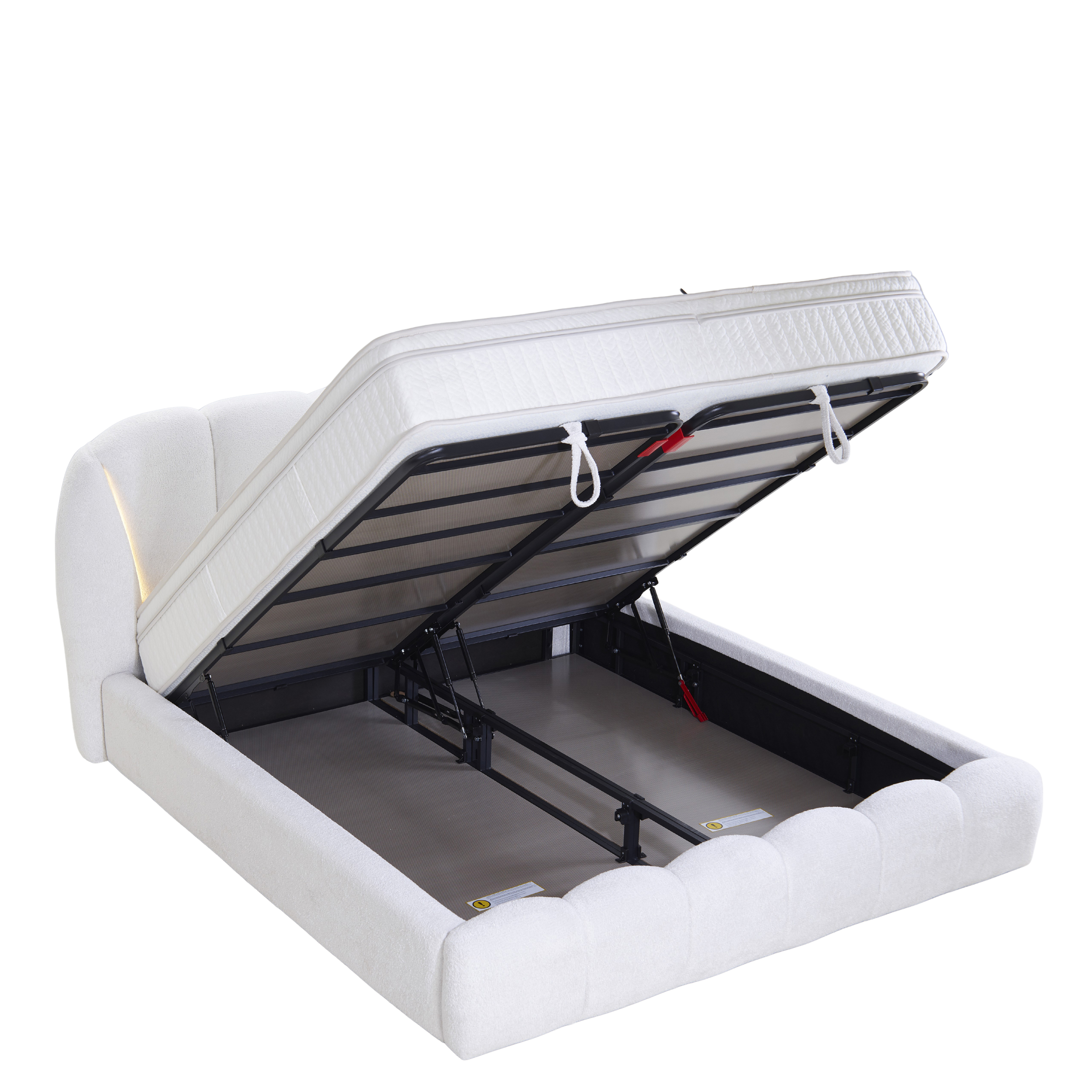 Polsterbett mit LED King