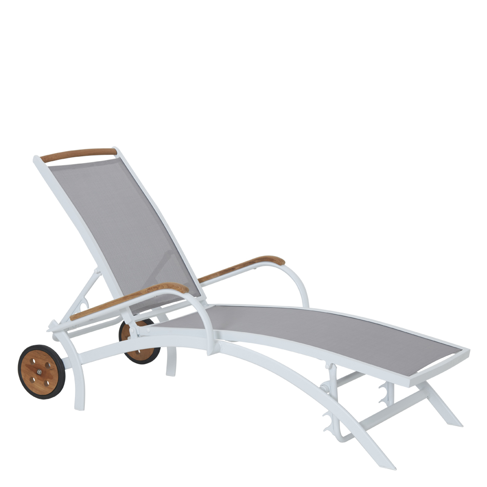 Lounger mit Rollen (stapelbar) Sundance