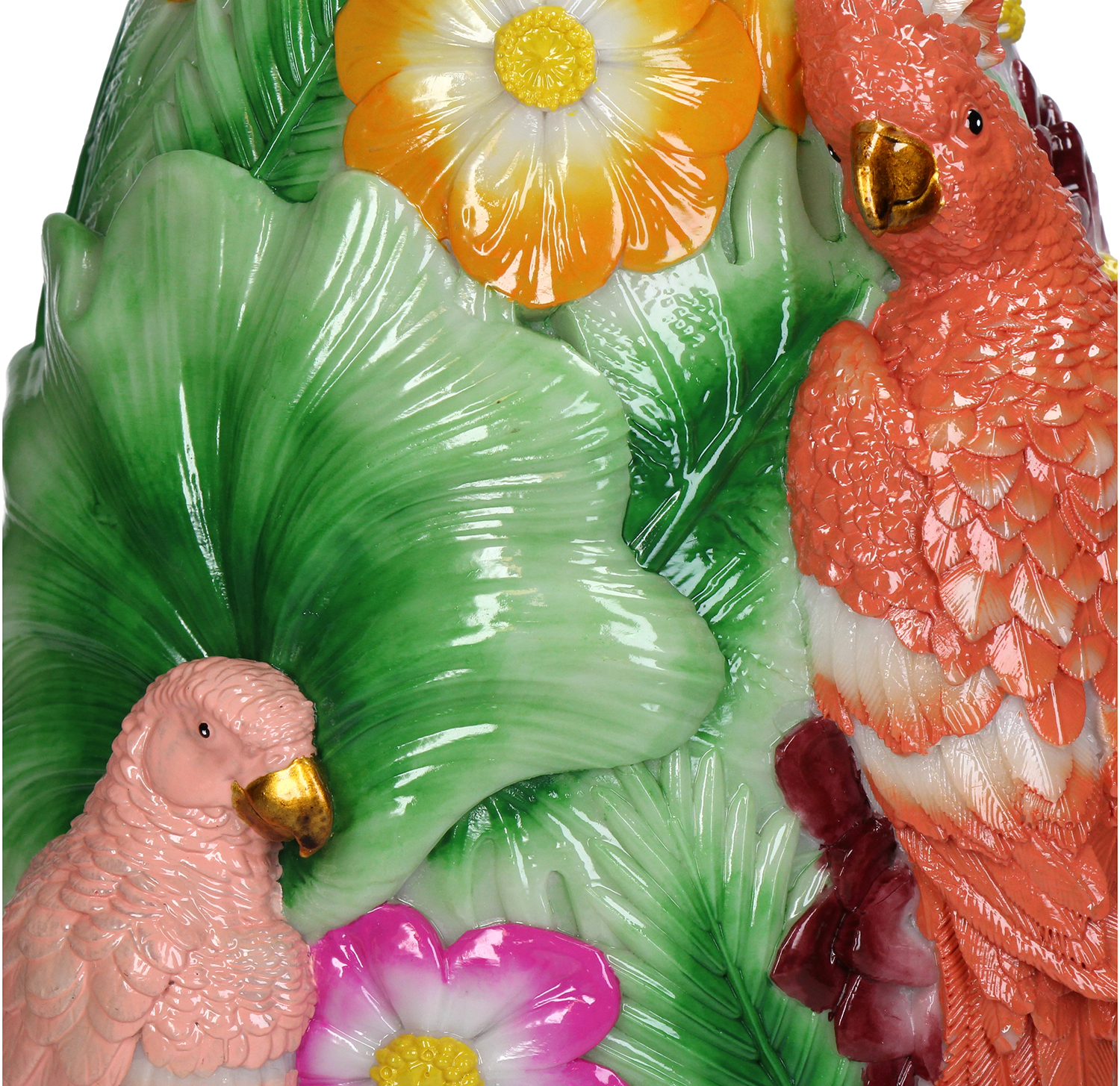 Vase Two Parrots