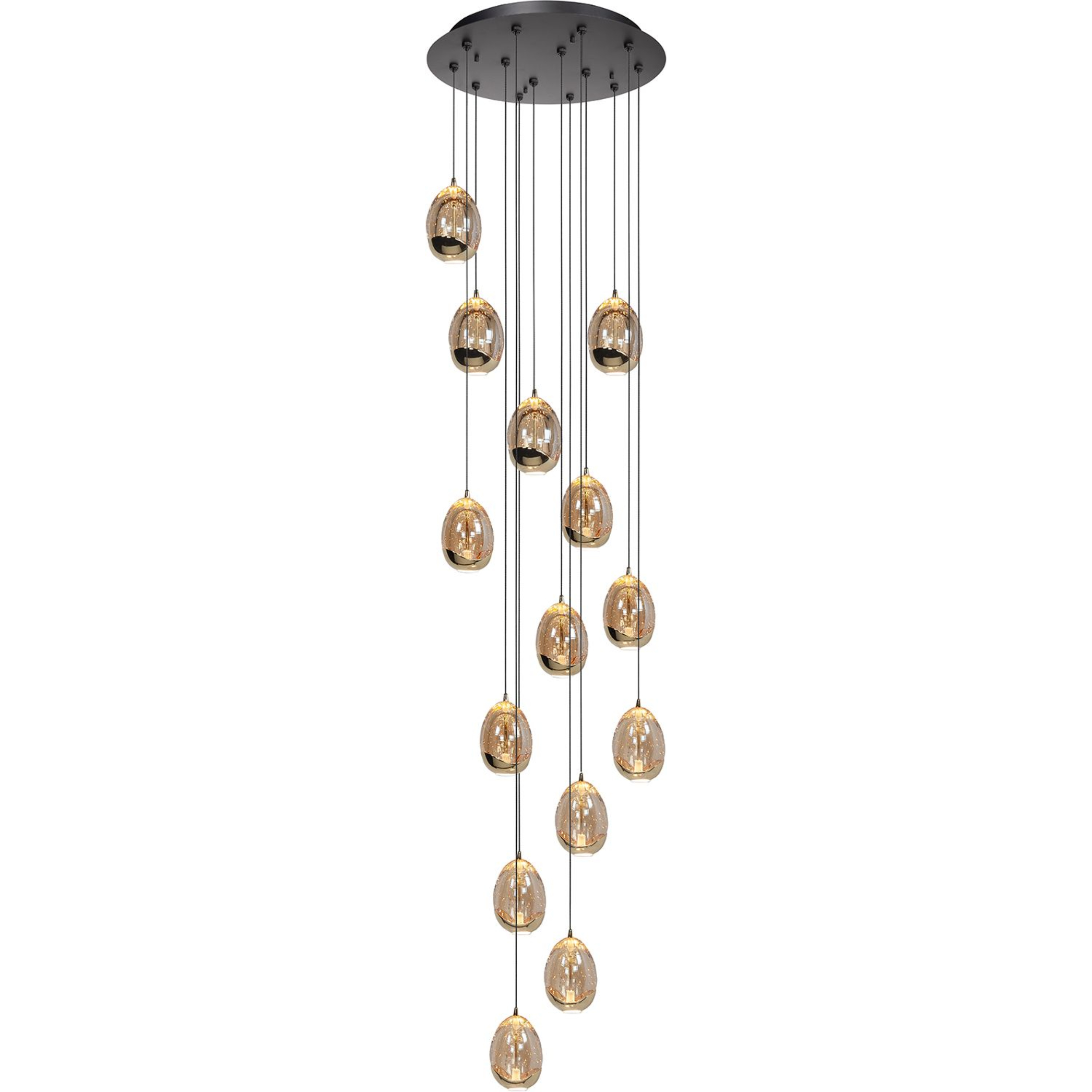 LED-Deckenleuchte  14-flammig Goldie