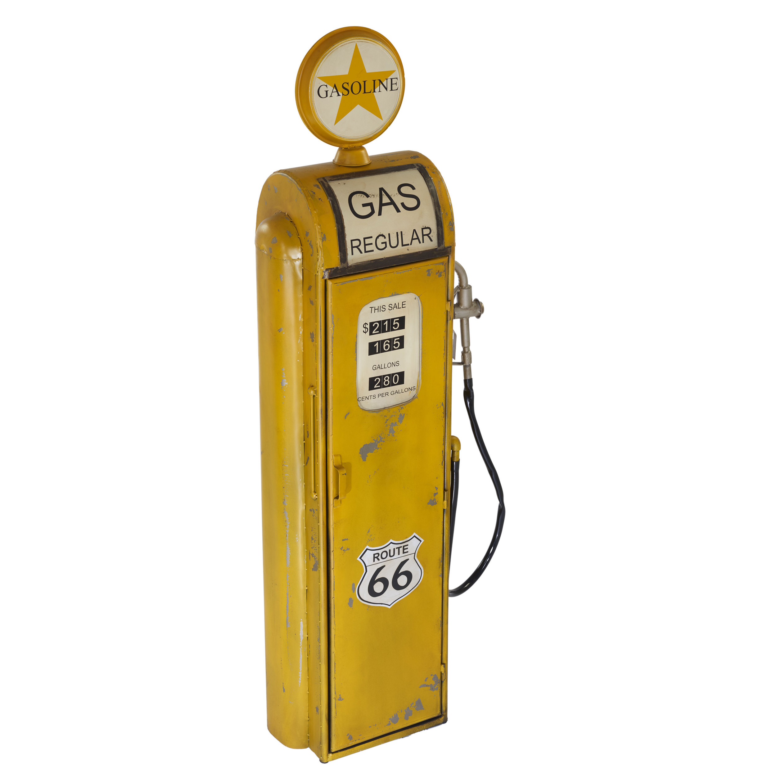 Barschrank Yellow Gas Pump