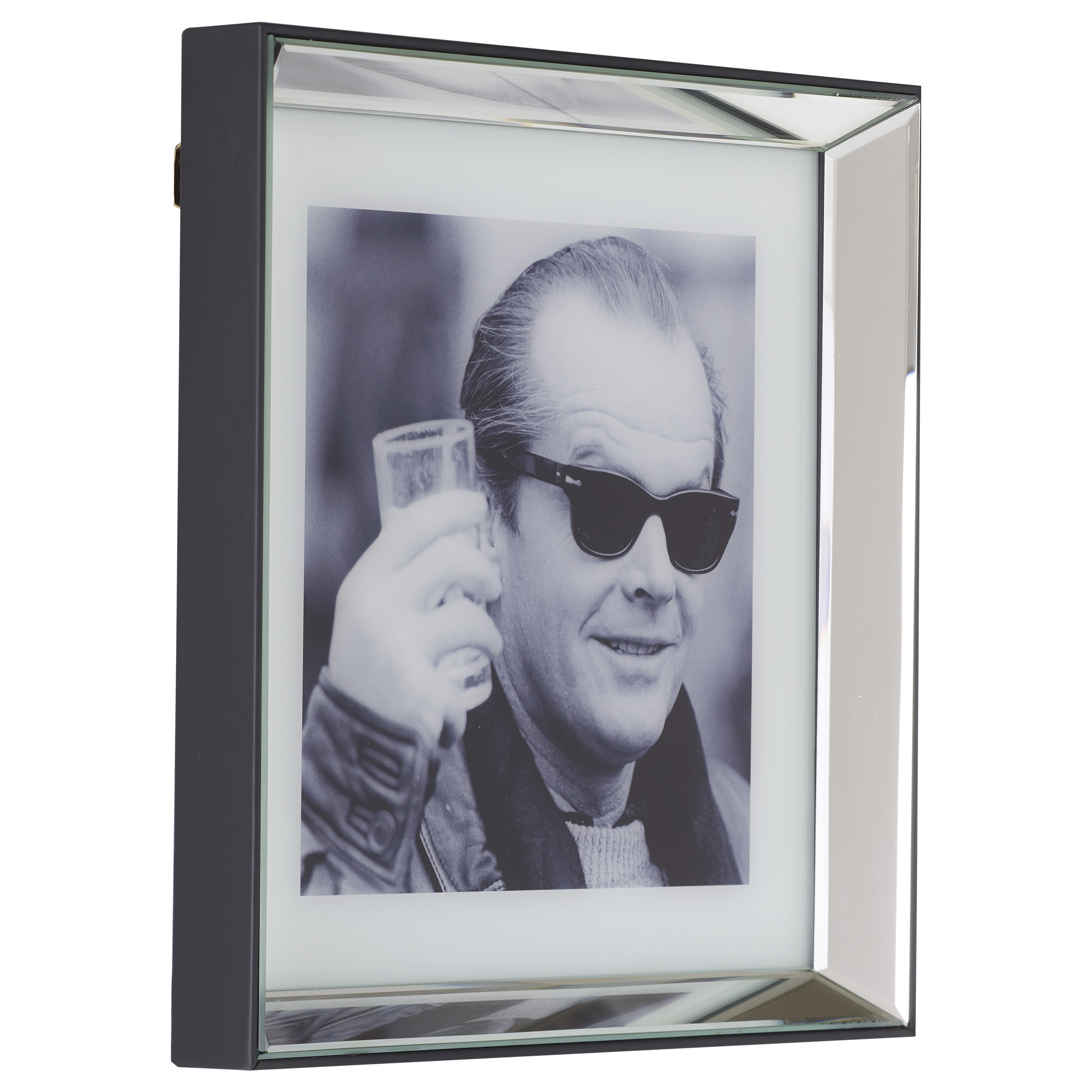 Glasbild mit Rahmen Jack Nicholson