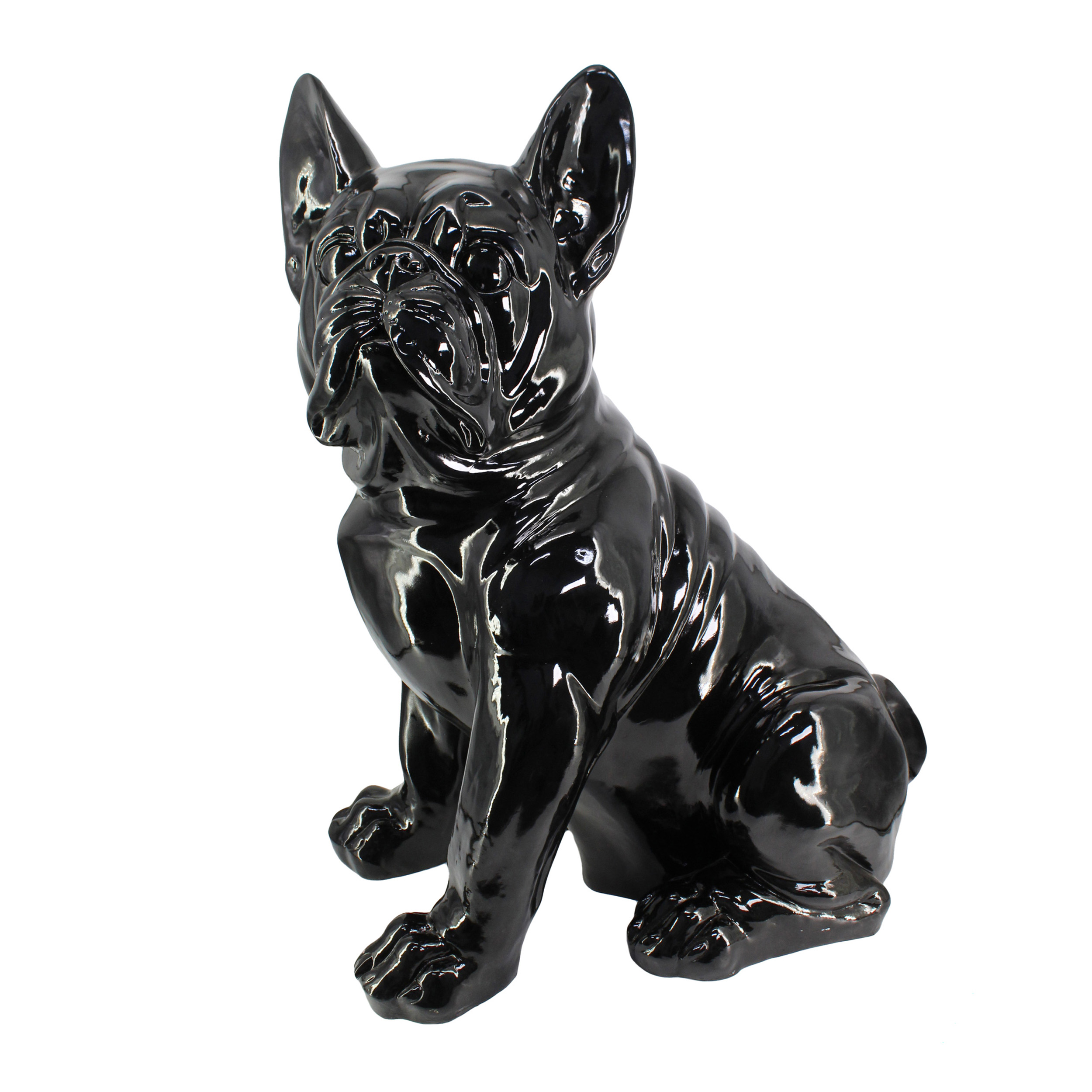 Dekofigur  XXL Bulldogge sitzend