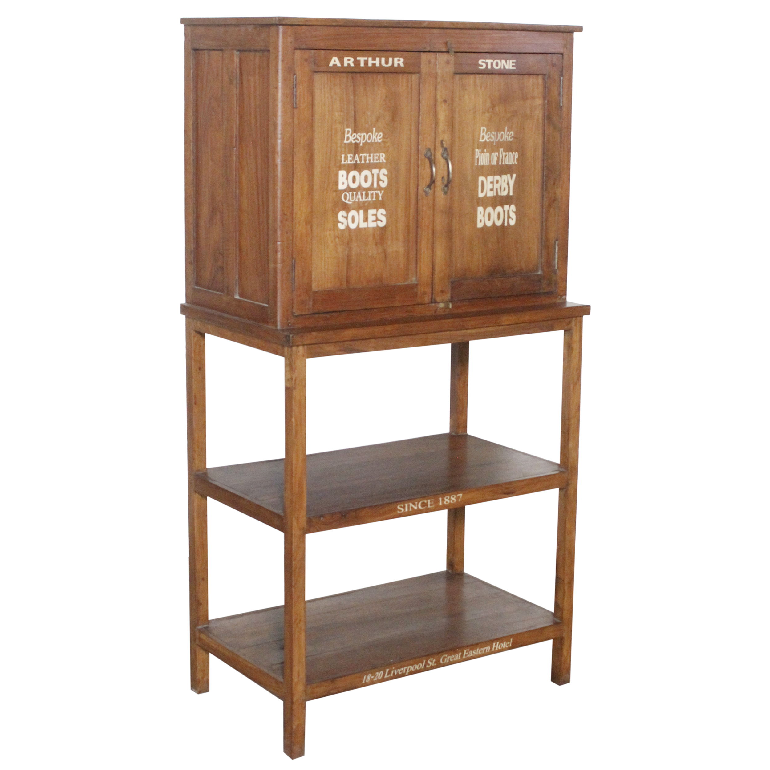 altes Regal mit Aufsatz