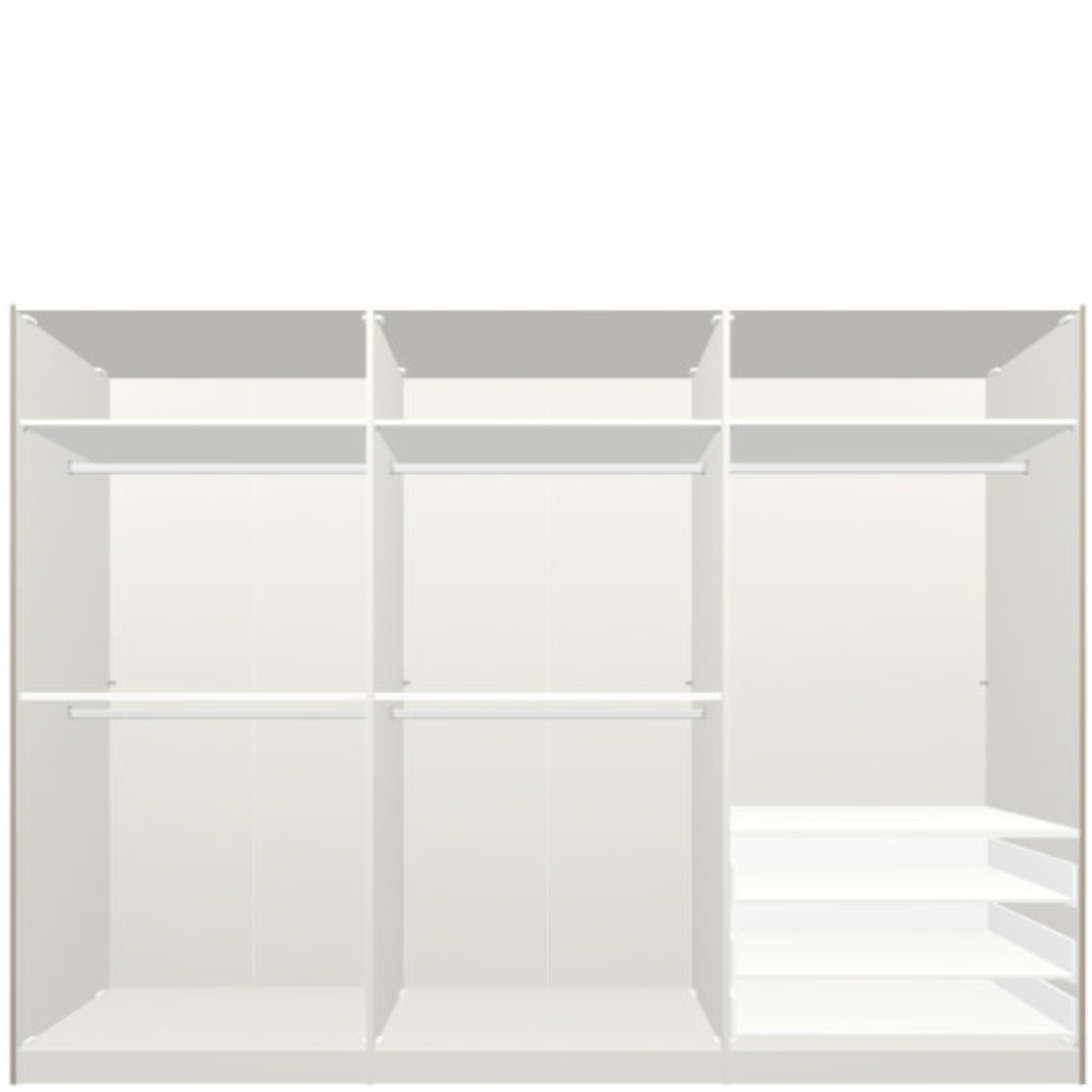 Drehtürenschrank 6-trg. Longline